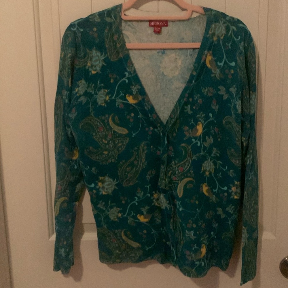 Floral cardigan